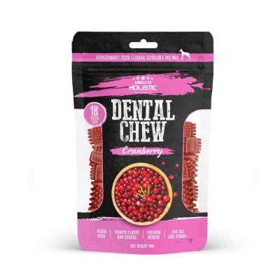 Absolute Holistic - Dental Chew Dog Dental Chew CranberryFlavor18160g [AH-2798]