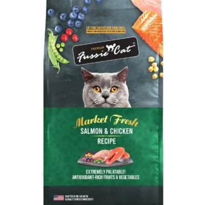 Fussie Cat Market Fresh FU-SC3 無穀物 貓乾糧 三文魚+雞肉配方 10lbs (新舊包裝隨機發貨)