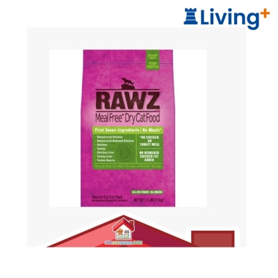 RAWZ RAWZ 雞肉+火雞肉+雞肉 無穀物低溫烘焙貓乾糧 7.8LB image