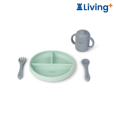SARO BABY SARO BABY 矽膠餐具四件裝 (薄荷) (17601) image