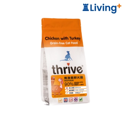 Thrive Thrive PremiumPlus Grain free Dry Cat Food Chicken with Turkey 1.5kg image