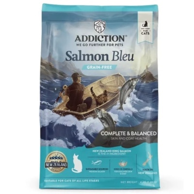 ADDICTION Grain Free Salmon Bleu Dry Cat Food 4lb image