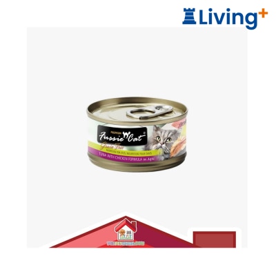 Fussie Cat Tuna with Chicken FU YLC Black LabelTuna+Chicken 80g image
