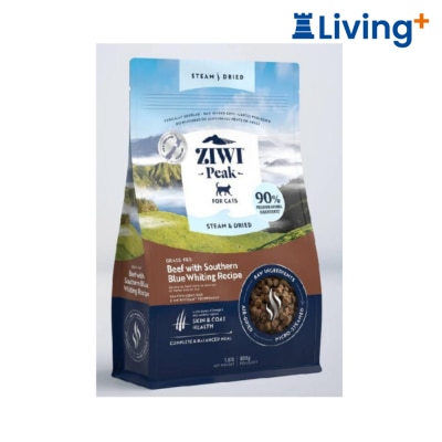 Ziwipeak Ziwipeak Steam & Dried Beef with Southern Blue Whiting Recipe Cat Food image