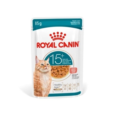 Royal Canin FHN 老齡貓 15+ 主食濕 糧 (肉汁） *Ageing Cat 15+ (Gravy)* 85g [4200600] image