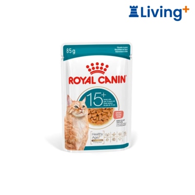 Royal Canin FHN 老齡貓 15+ 主食濕 糧 (肉汁） *Ageing Cat 15+ (Gravy)* 85g [4200600] image