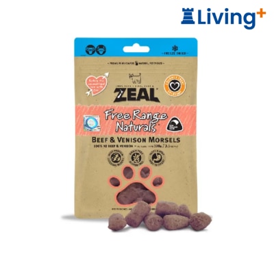 Zeal Zeal Beef & Venison Morsels 冻干小食 牛肉+鹿肉100g image