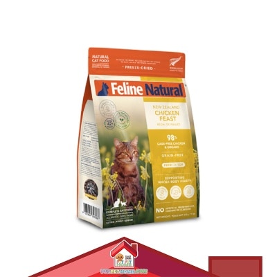 Feline Natural F9 Feline Natural 脫水鮮肉貓糧 – 單一蛋白凍乾 雞肉盛宴320g