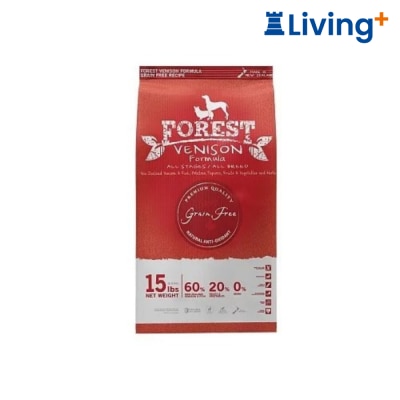 Forest 鹿肉配方 無穀物 全犬糧 15lb image
