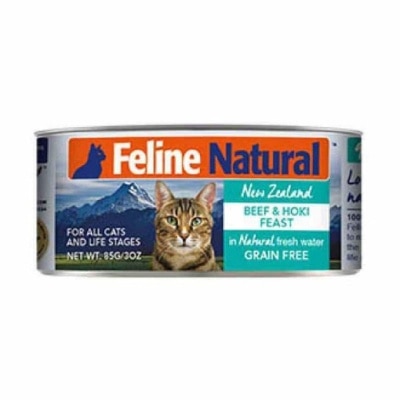 Feline Natural F9 Feline Natural 貓罐頭 - 牛肉及藍尖尾鱈魚