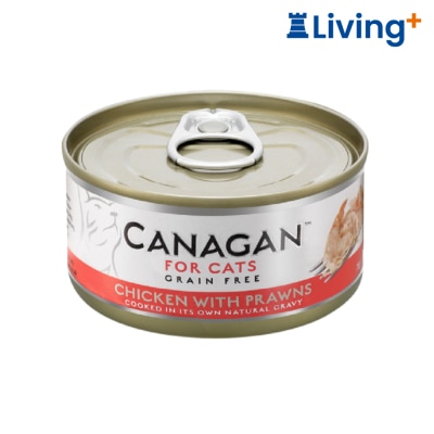 Canagan Canagan [WN75]貓用無穀物雞肉+蝦配方罐頭 75g image