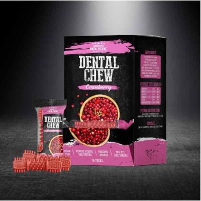 Absolute Holistic - Dental Chew Dog Dental Chew 4Grain Free 50 (CranberryFlavor) [AC-4310]