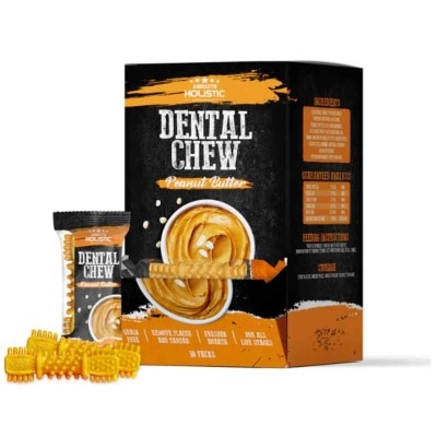 Absolute Holistic - Dental Chew Dog Dental Chew 4Grain Free 50 (Peanut ButterFlavor) [AC-4341]