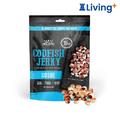 Absolute Holistic Jerky高級純天然狗小食 鮮鱈魚壽司 100g [AJ 9742F] image