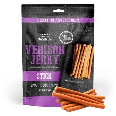 Absolute Holistic - Jerky高級純天然狗小食   鮮鹿肉條 100g [AJ-9827V]