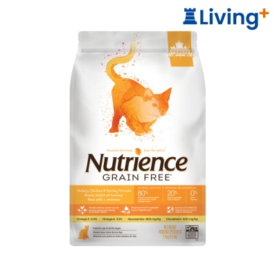 Nutrience Nutrience Natural Grain Free Turkey + Chicken + Herring All Cat Formula 2.5 kg [C2541] (White with image