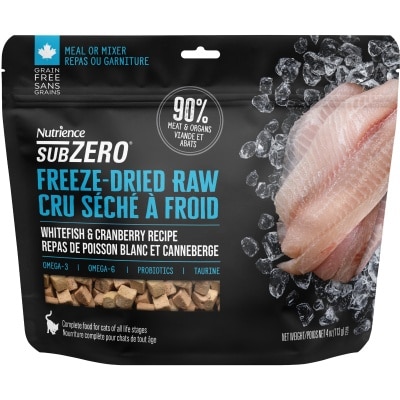 Nutrience Nutrience 全天然凍乾生肉貓糧 白魚+蔓越橋全貓配方