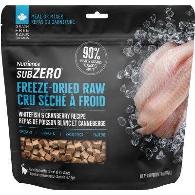 Nutrience - Nutrience Freeze-Dried Raw Whitefish & Cranberry Cat Food
