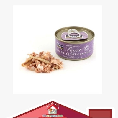 FISH4CATS Fish4Cats CTW332 Tuna Fillet With Anchovy For Cat Canned 70g