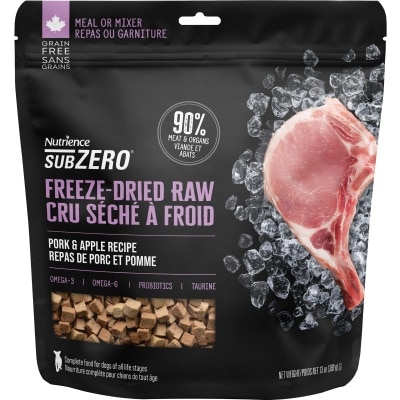 Nutrience Nutrience Freeze-Dried Raw Pork & Apple Dog Food 369g [D6227]