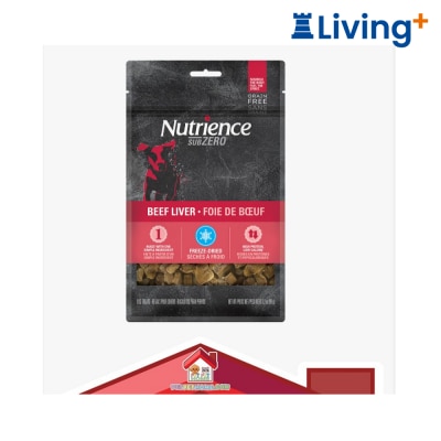 Nutrience Nutrience Freeze Dried Single Protein Fresh Beef Liver Dog Treats 90g (New Pack) image