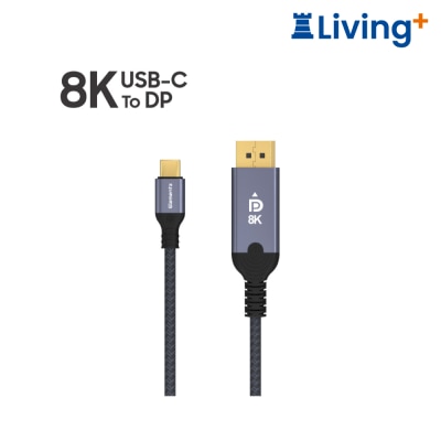 Elementz DC8K USB-C to DisplayPort 1.4 8K 高清影音轉接線 (2米 / 8K@60Hz / 4K@144Hz)
