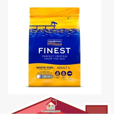 FISH4DOGS Fish4Dogs 深海鱼无麸质低敏成犬配方 (大粒)