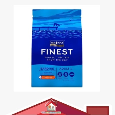 FISH4DOGS Fish4Dogs 沙甸鱼无麸质低敏成犬配方 (细粒)