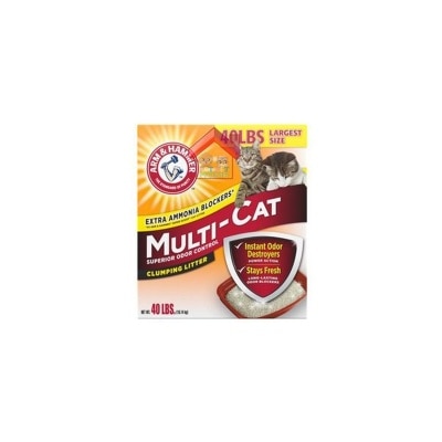 Arm & Hammer - Clumping Multi-Cat Clay Cat Litter (Red, 40lb) - 02406