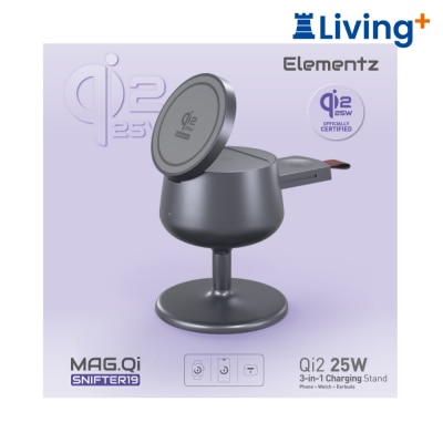 Elementz Mag Qi Snifter19 25w 三合一酒杯造型折疊無線磁吸充電座 image