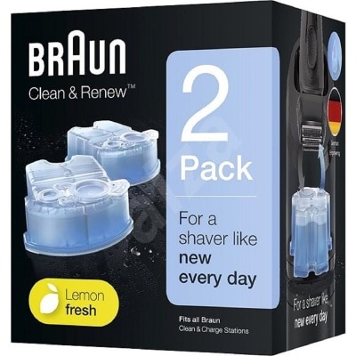 BRAUN Braun Clean and Renew Refill Cartridges - Pack of 2 (CCR2)