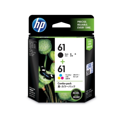 HP 惠普 61 黑色及彩色 墨盒