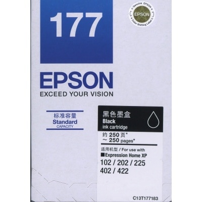 EPSON 愛普生 T177 黑色 墨盒
