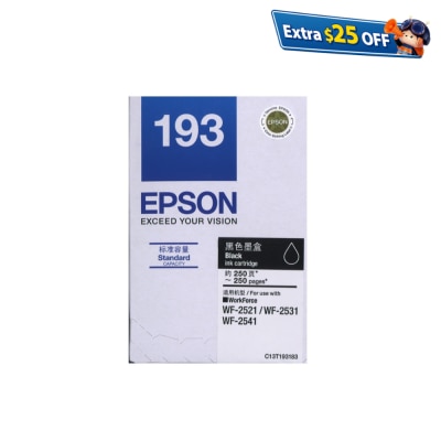 EPSON 爱普生 T193 黑色 墨盒
