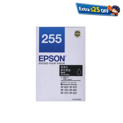 EPSON 爱普生 T255 黑色 墨盒