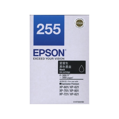 EPSON 愛普生 T255 黑色 墨盒