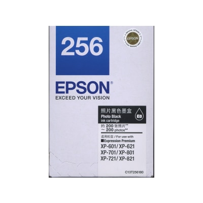 EPSON 爱普生 C13T256 相片黑色墨盒