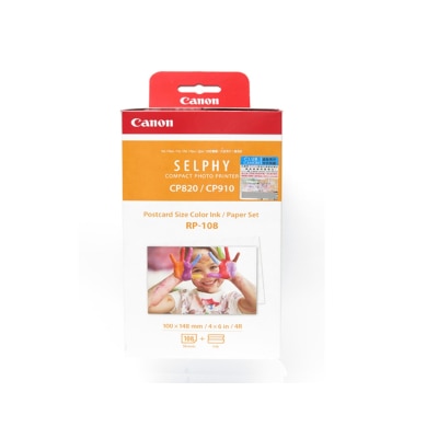 CANON 佳能 RP-108相紙108 張連色帶套裝