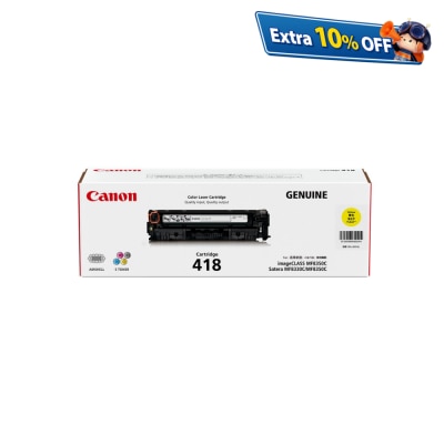 CANON 佳能 Cartridge 418黃色 碳粉