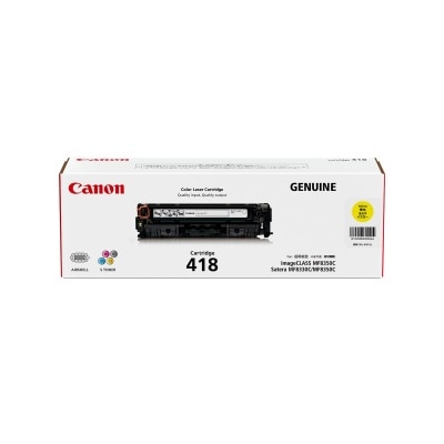 CANON 佳能 Cartridge 418黄色 碳粉