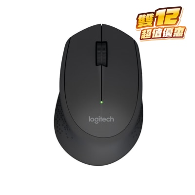 LOGITECH 羅技 Logitech M280 無線滑鼠 - 黑色