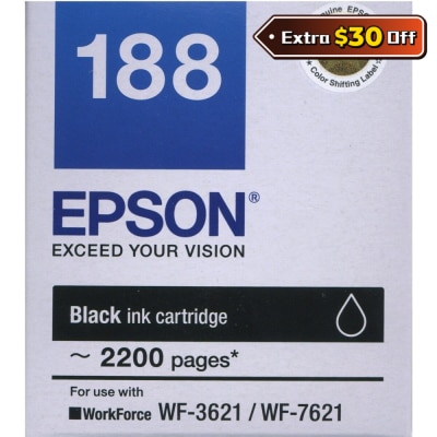 EPSON 愛普生 T188 黑色 墨盒
