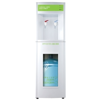 WATSONS WATER 屈臣氏蒸餾水 ES 上流式冷熱水機 + 75樽 18公升桶裝水