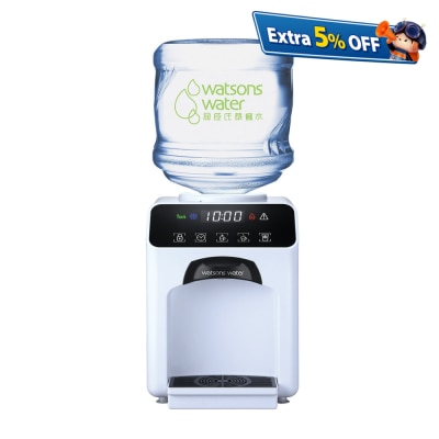 WATSONS WATER 屈臣氏蒸餾水 Wats-Touch 冷熱水機 + 36樽12公升桶裝水