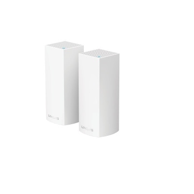 LINKSYS Velop Intelligent Mesh WiFi System, Tri-Band, 2-Pack (AC4400)