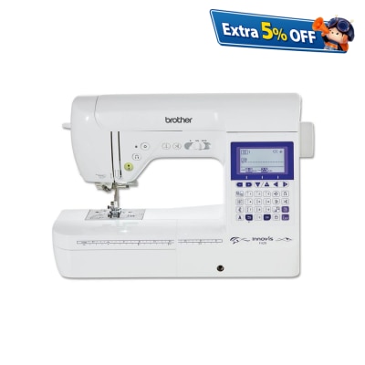 BROTHER 兄弟 F420, Computerized sewing machine with 140 stitches/10 buttonhole styles included