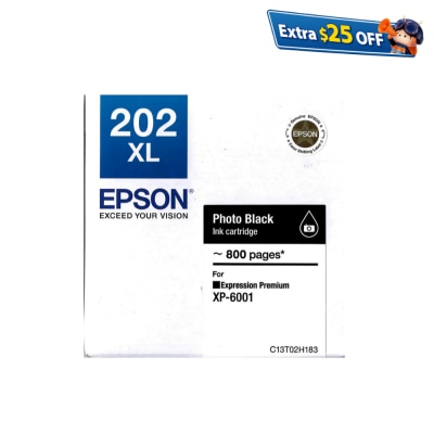 EPSON 202XL Black Ink Cartridge
