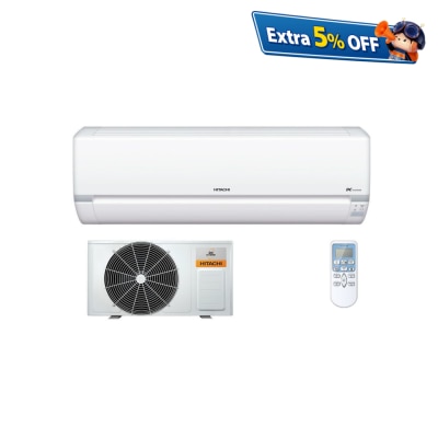 HITACHI 日立 RASDX10CSK 1匹變頻420纖巧淨冷分體式冷氣機(包基本運費)