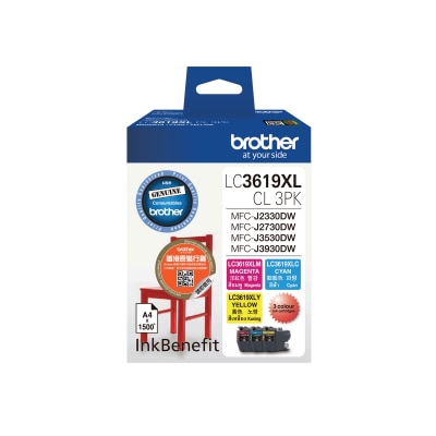 BROTHER 兄弟 LC3619XL 彩色墨盒套装