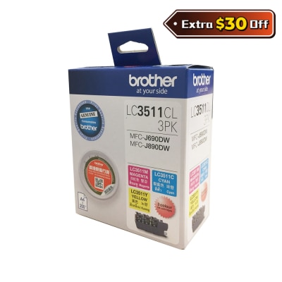 BROTHER 兄弟 LC3511彩色墨盒套装